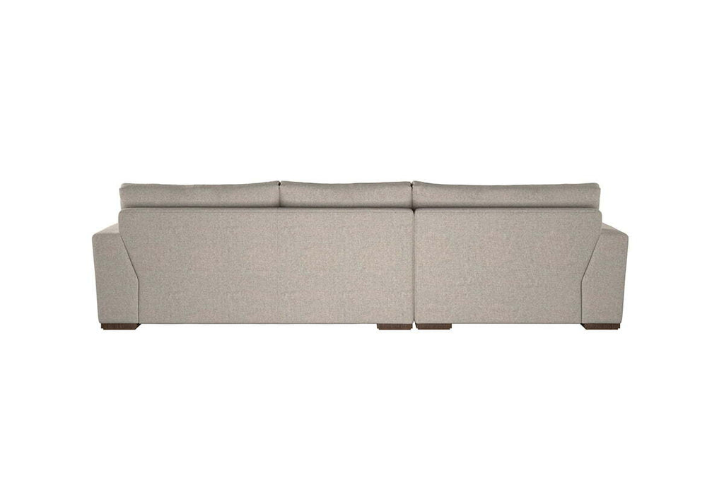 Guddu Medium Left Hand Chaise Sofa - Brera Linen Granite