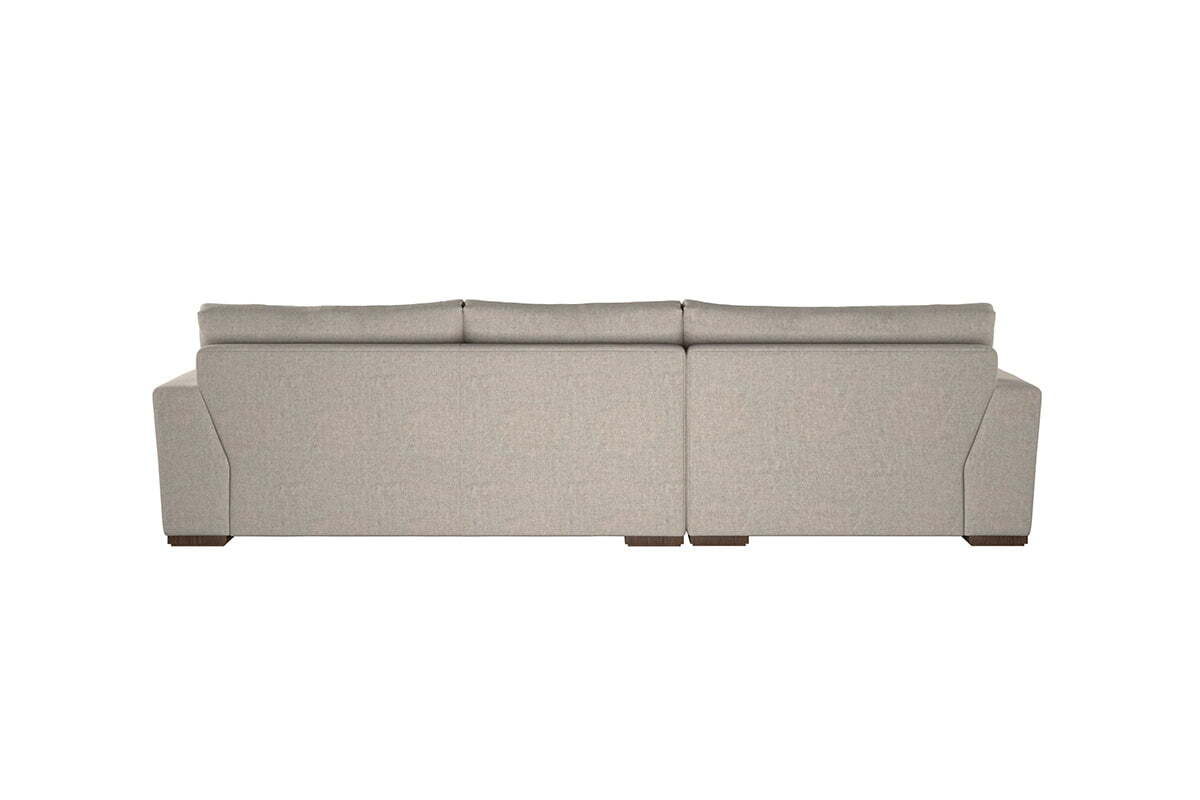 Guddu Medium Left Hand Chaise Sofa - Brera Linen Jade