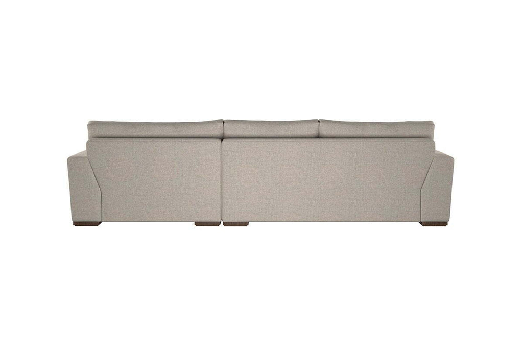Guddu Medium Right Hand Chaise Sofa - Brera Linen Charcoal