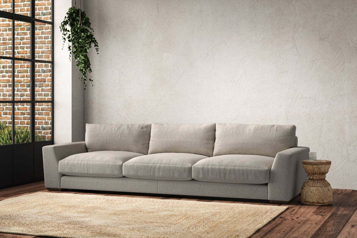 Guddu Super Grand Sofa - Brera Linen Natural