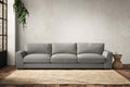 Guddu Super Grand Sofa - Brera Linen Smoke