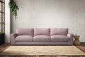 Guddu Super Grand Sofa - Recycled Cotton Lavender