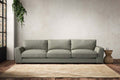 Guddu Super Grand Sofa - Recycled Cotton Seaspray
