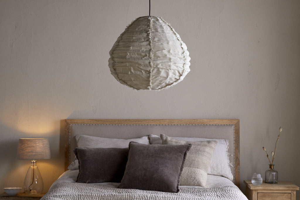 Hirana Linen Lampshade - Natural - Small