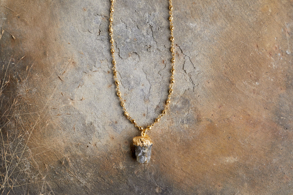 Hadari Labradorite Necklace - Gold