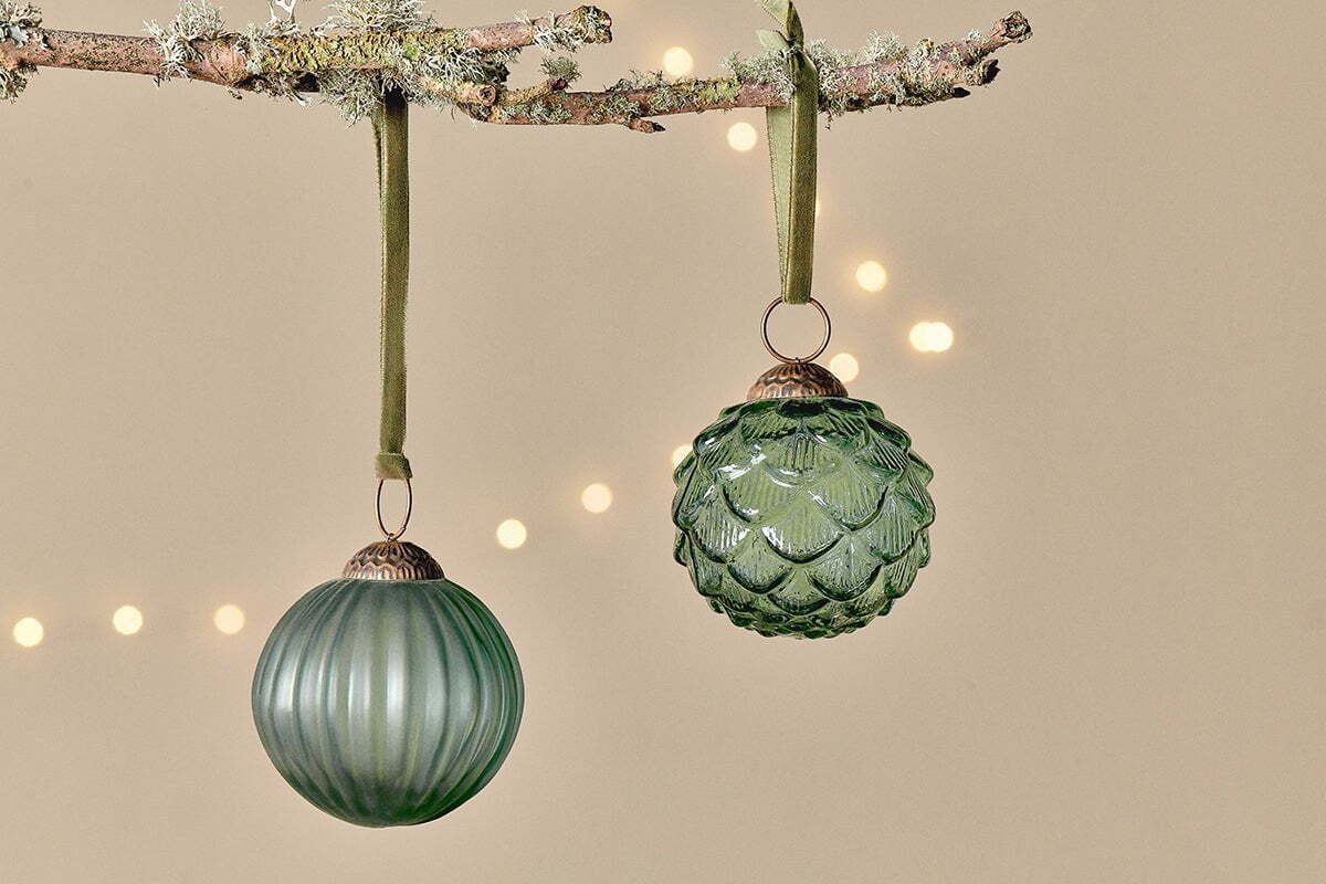 Hara Baubles - Green (Set of 4)