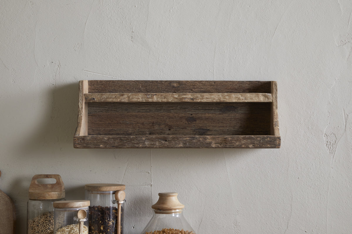 Ibo Reclaimed Wood Storage Shelf - Natural
