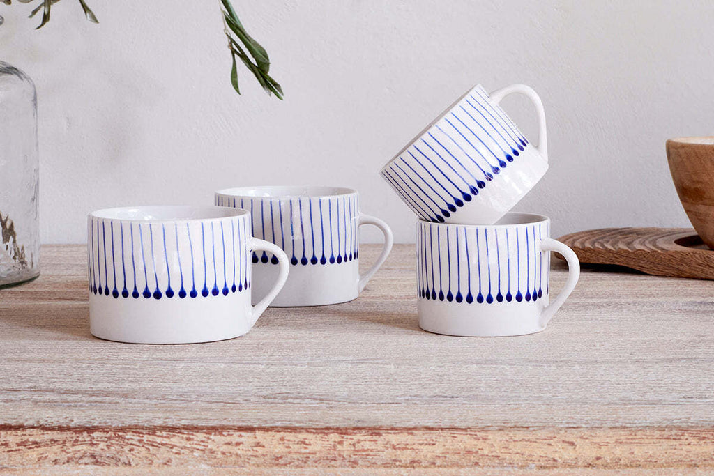 Iba Mug - Indigo - Small (Set of 2)