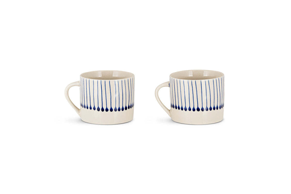 Iba Mug - Indigo - Small (Set of 2)