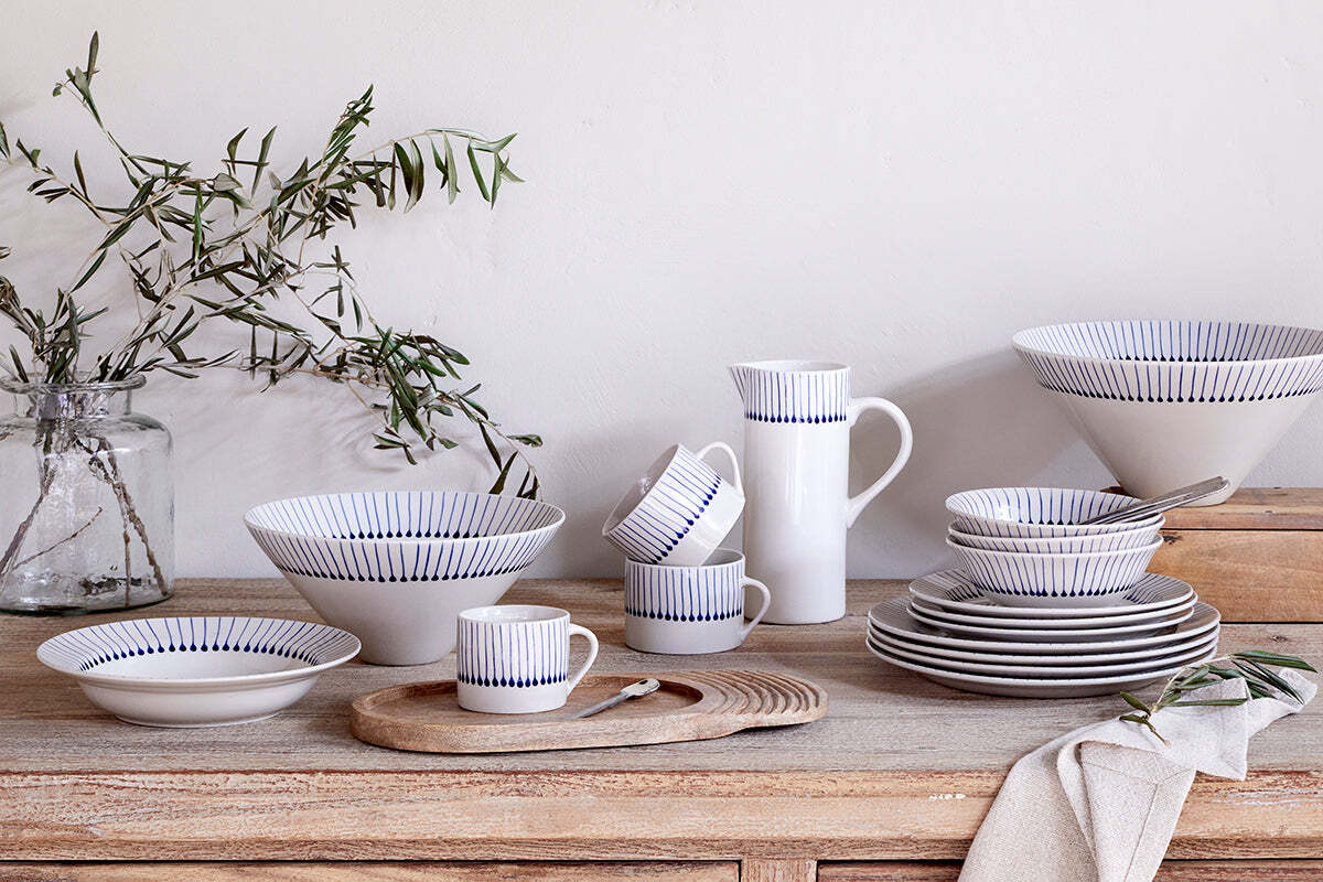 Iba Serving Bowl - Indigo