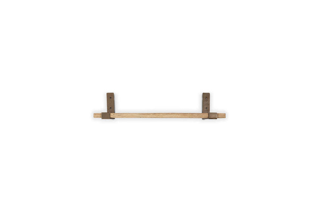 Ibo Reclaimed Wood & Iron Shelf - Natural
