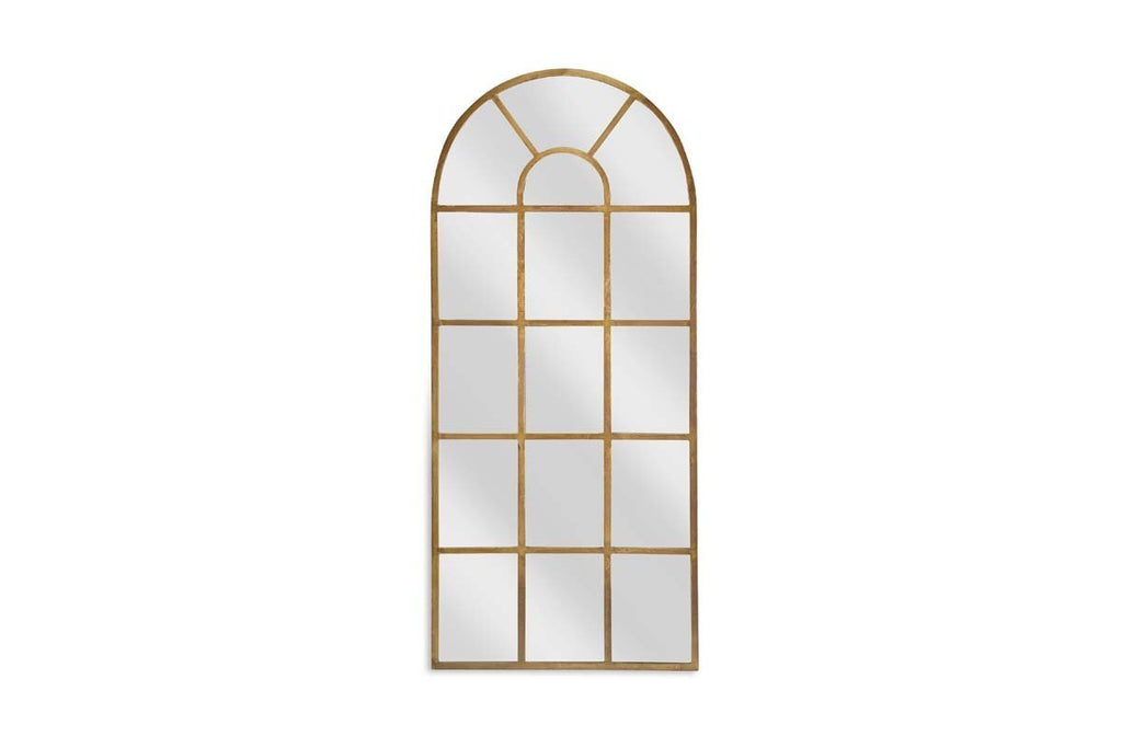 Imoma Iron Full Length Arch Mirror - Brass