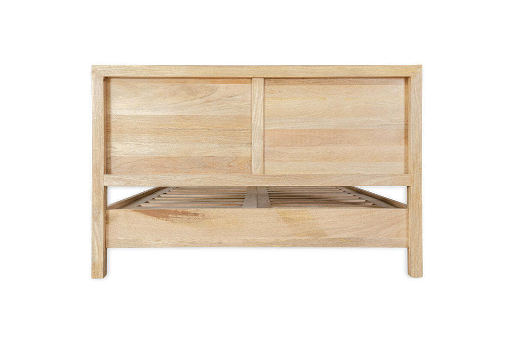 Indali Mango Wood Bed - Natural