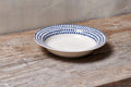 Indigo Drop Pasta Bowl - Cream & Indigo
