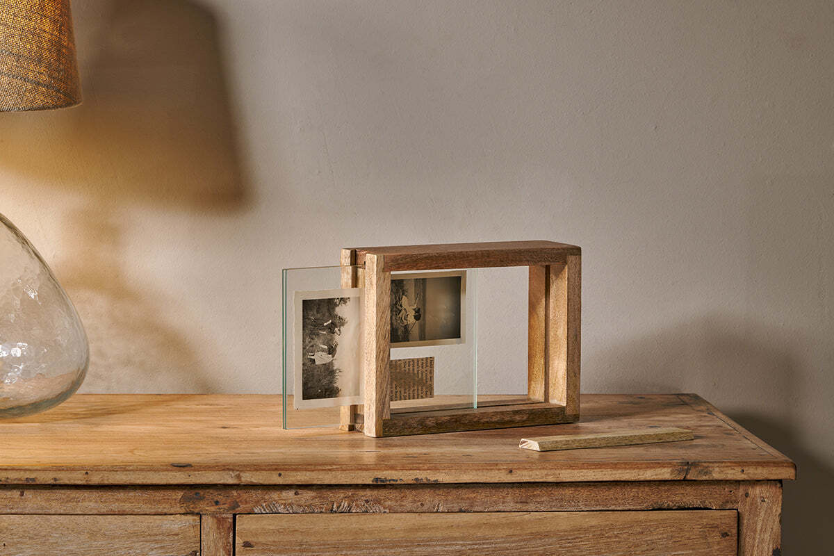 Indu Standing Mango Wood Frame - Natural