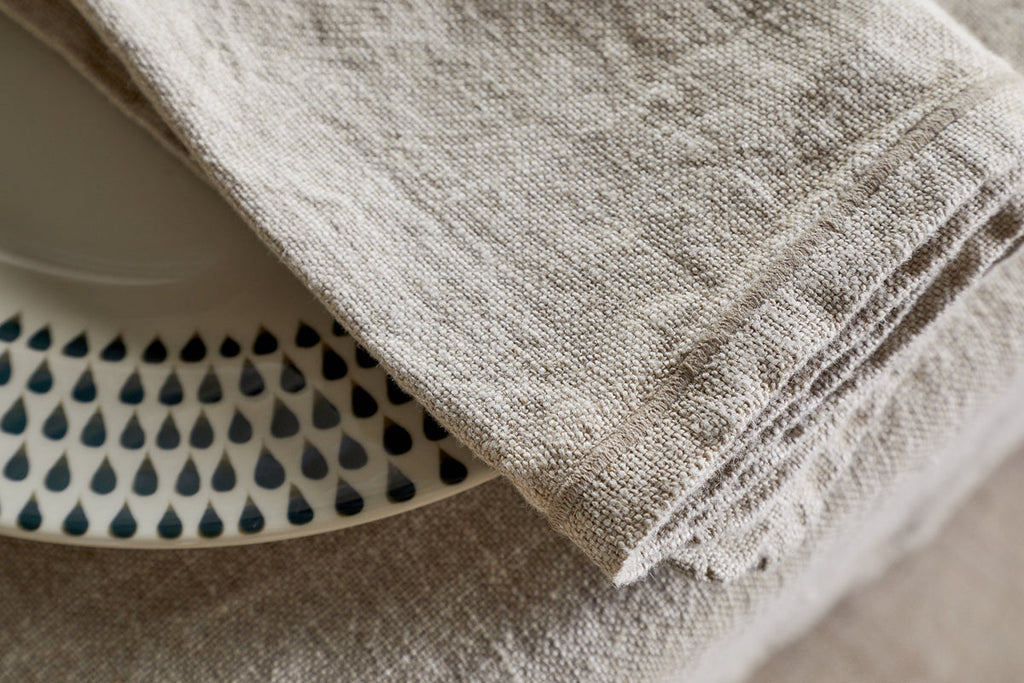 Junto Linen Napkin - Natural (Set of 4)