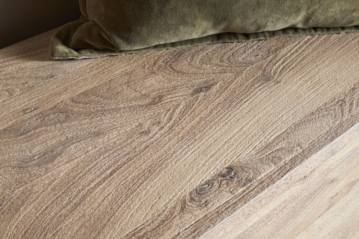 Karadi Reclaimed Wood Storage Bench - Natural