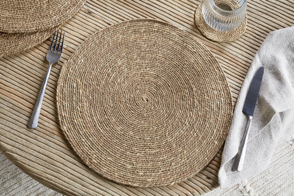 Keso Woven Placemats - Brown (Set of 4)