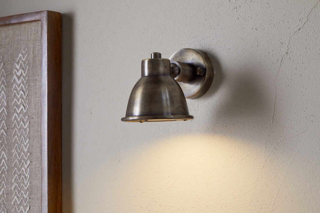 Kasai Brass Spotlight - Antique Brass