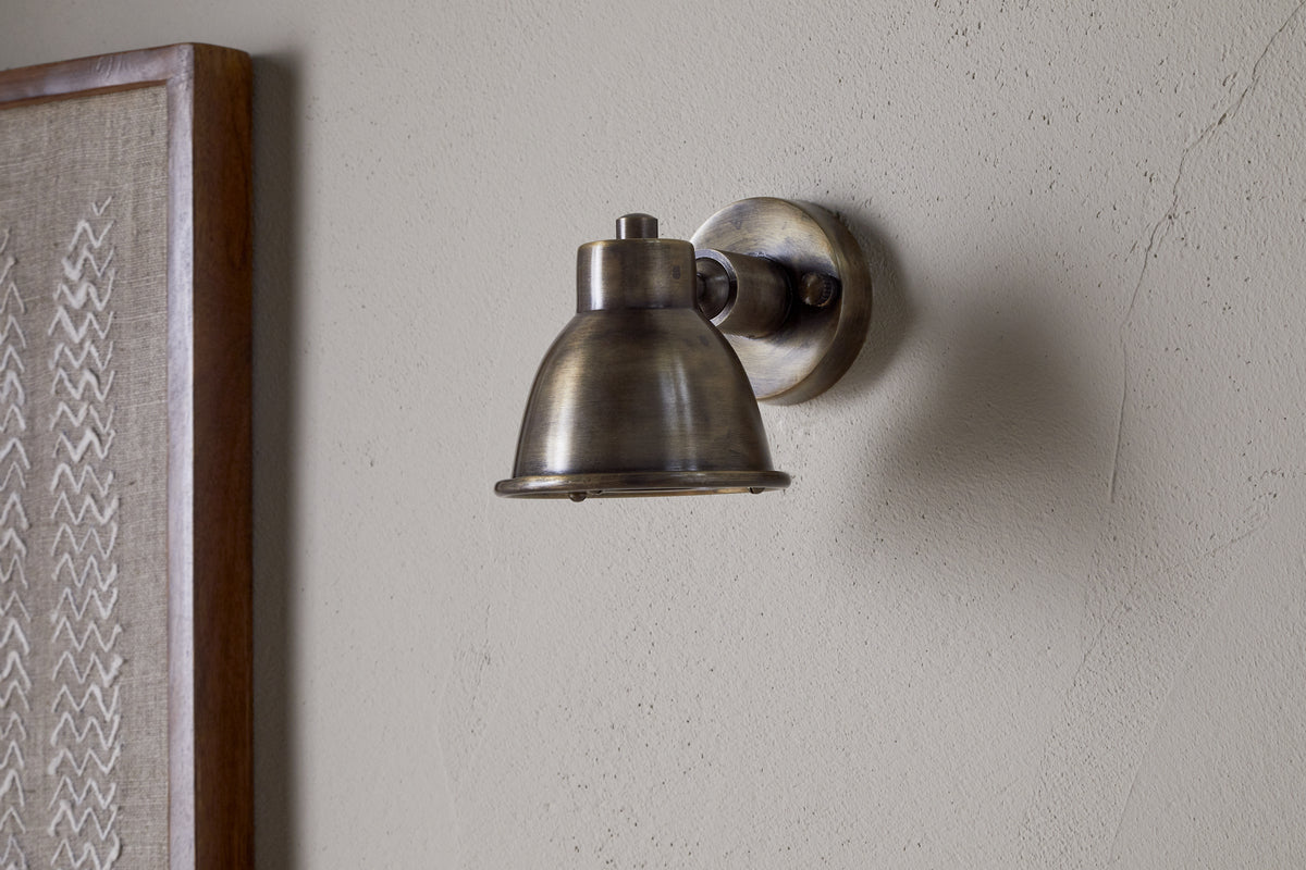 Kasai Brass Spotlight - Antique Brass