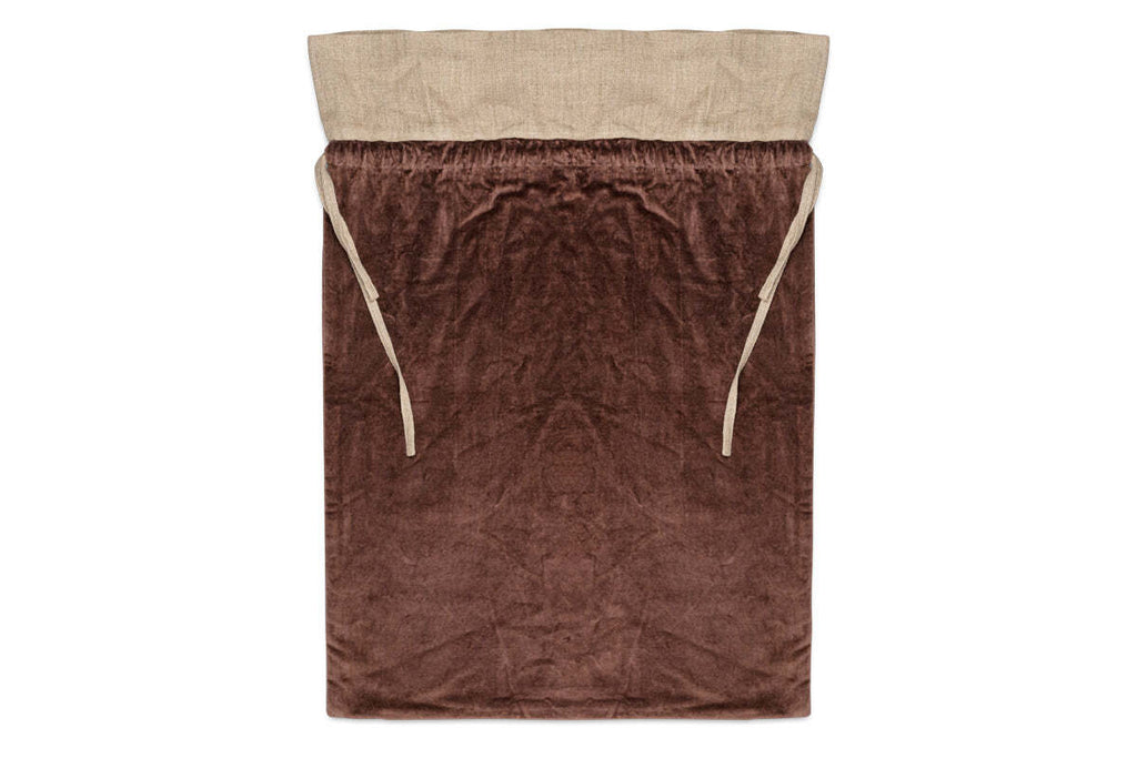 Karru Cotton Velvet Sack - Rich Mocha