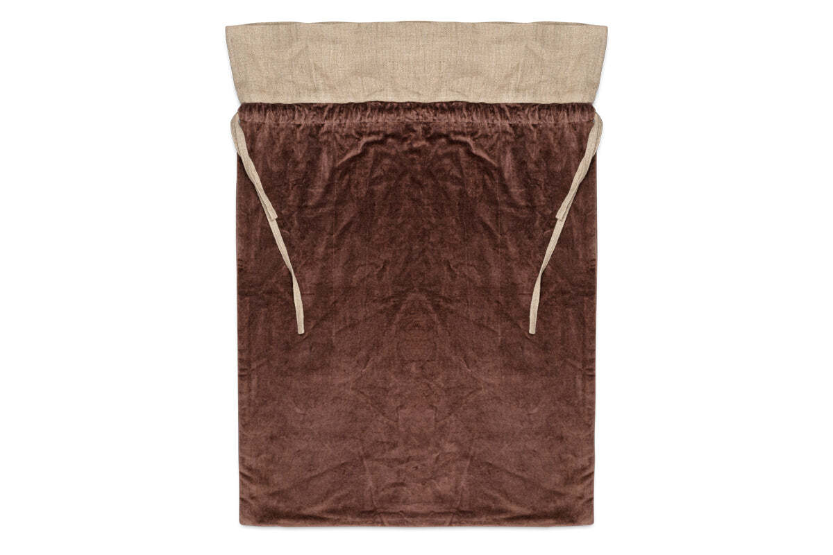 Karru Cotton Velvet Sack - Rich Mocha