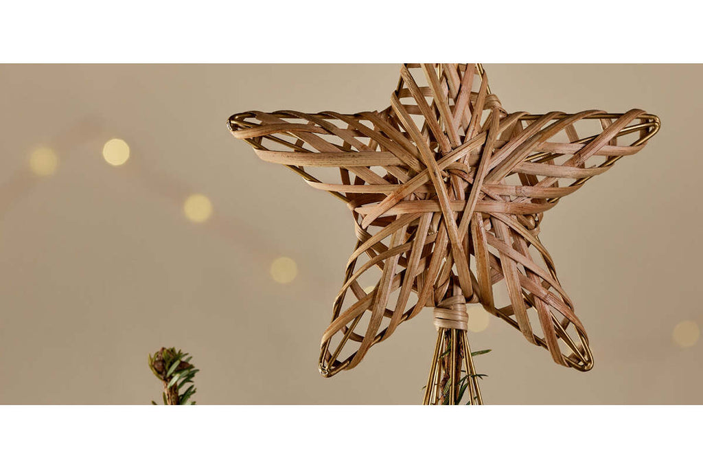 Katana Cane Tree Topper - Natural