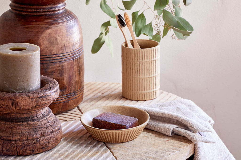 Kiani Ceramic Soap Dish - Cream