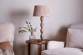 Konali Mango Wood Table Lamp Base - Ash Stain