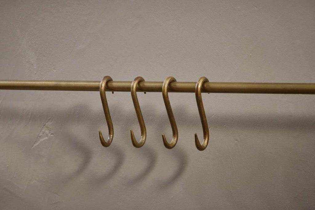 Laila Iron Hanging Rail - Brass