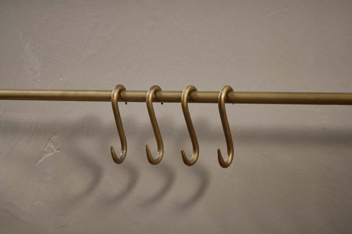 Laila Iron Hanging Rail - Brass