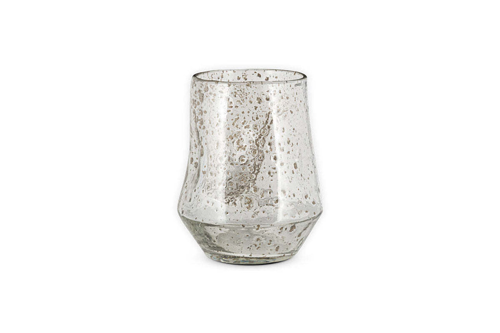 Linora Recycled Glass Tealight Holder - Clear