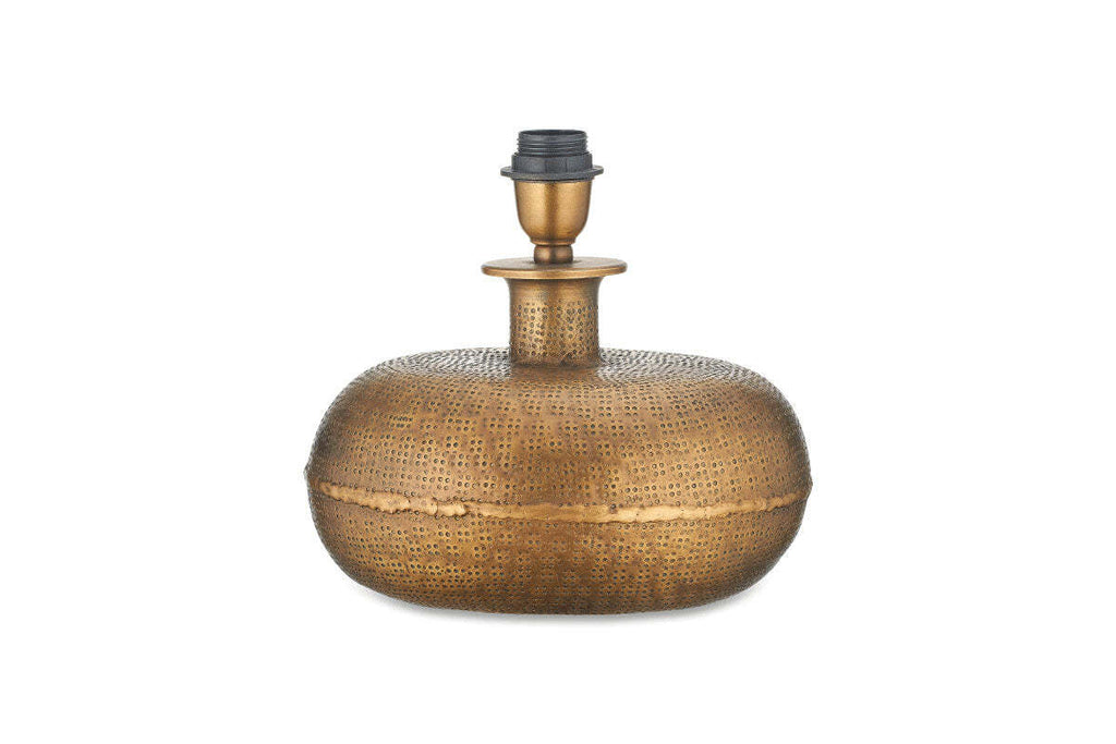 Lumbu Lamp Base -  Antique Brass - Small