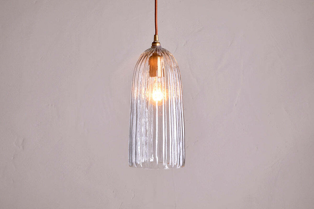 Lumina Recycled Glass Pendant - Clear