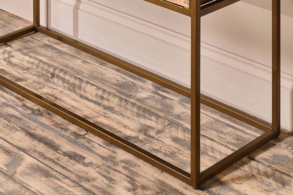 Luzon Iron & Mango Wood Display Console Table