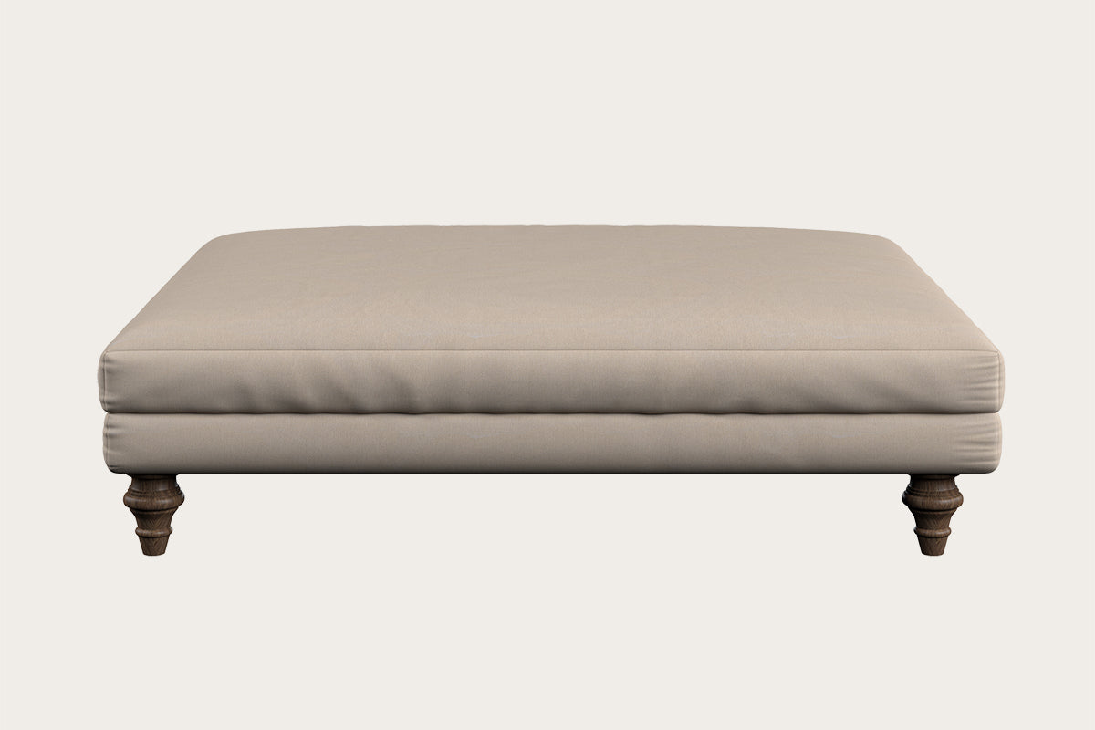 Marri Grand Footstool - Recycled Cotton Natural