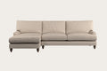 Marri Grand Left Hand Chaise Sofa - Recycled Cotton Natural