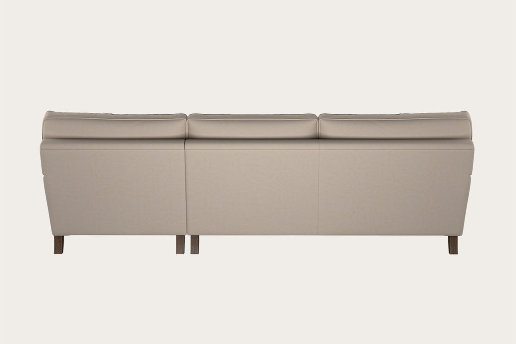 Marri Grand Right Hand Chaise Sofa - Recycled Cotton Natural