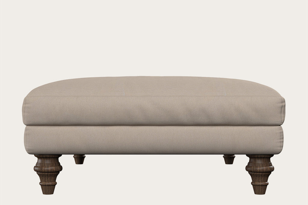 Marri Large Footstool - Recycled Cotton Natural