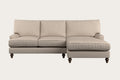 Marri Large Right Hand Chaise Sofa - Recycled Cotton Natural