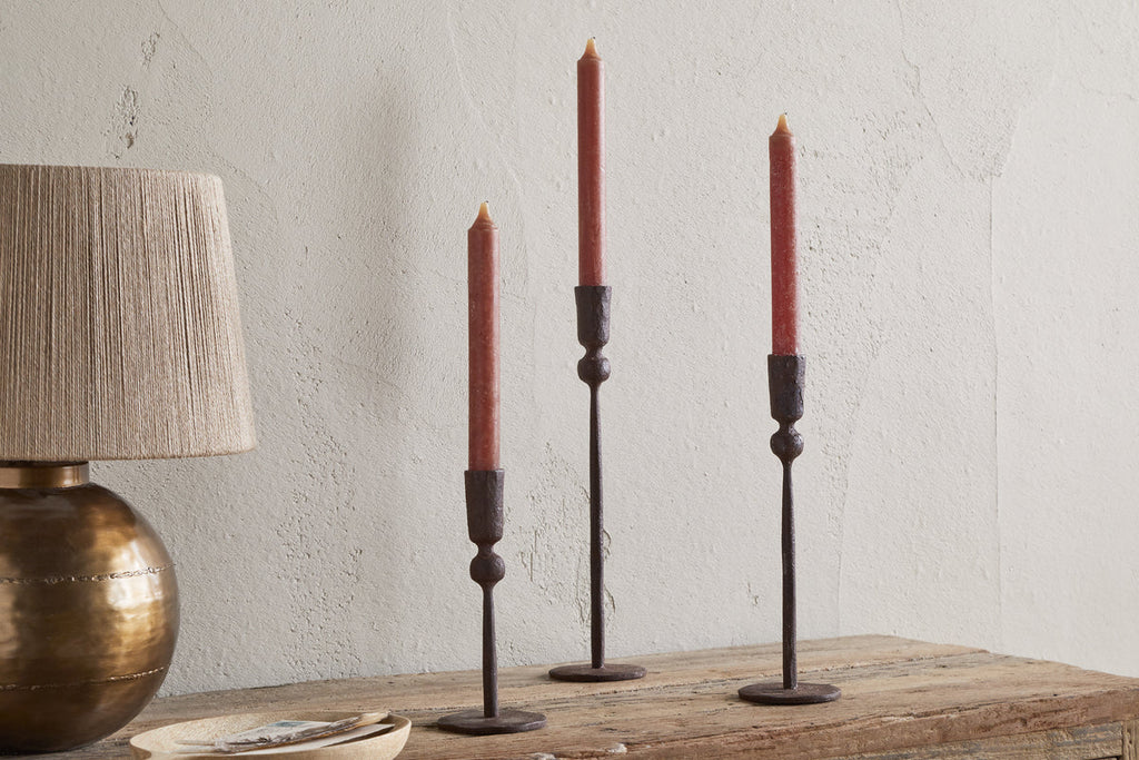 Mawindi Candle Holder - Rust
