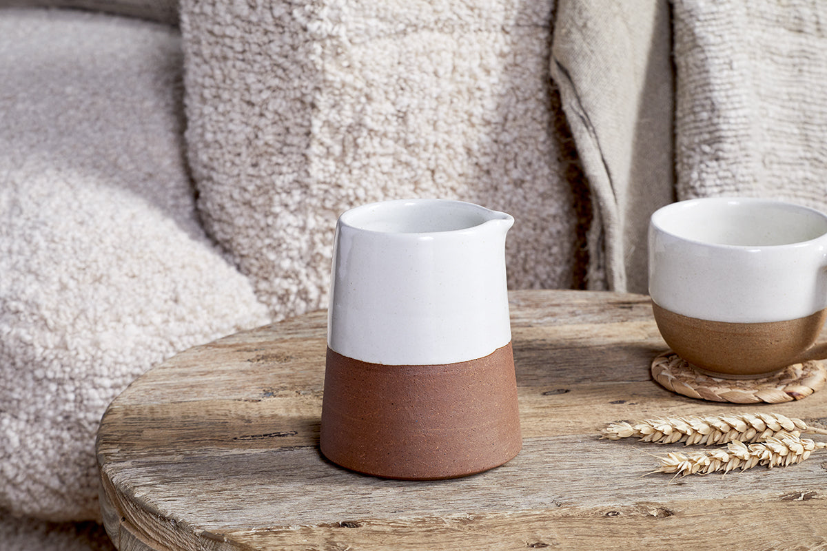 Mali White and Terracotta