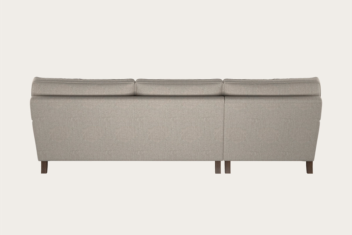 Marri Grand Left Hand Chaise Sofa - Brera Linen Natural
