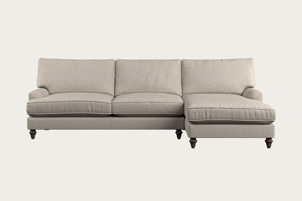 Marri Grand Right Hand Chaise Sofa - Brera Linen Natural