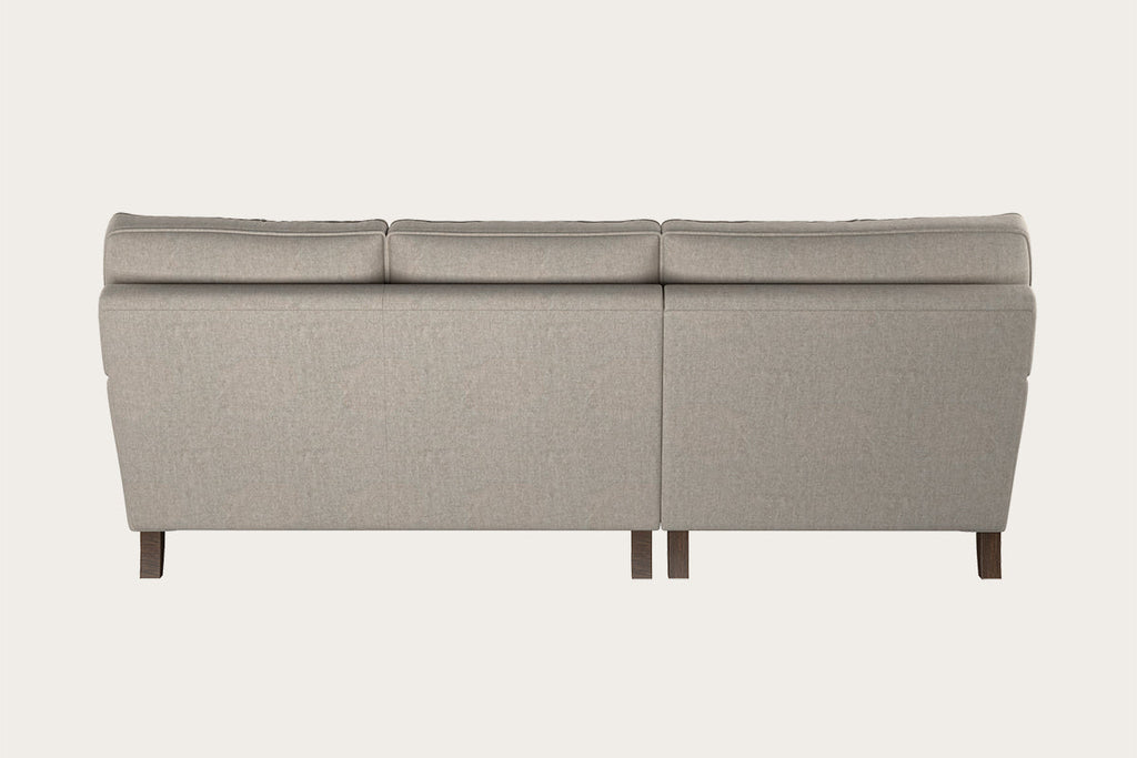 Marri Large Left Hand Chaise Sofa - Brera Linen Natural