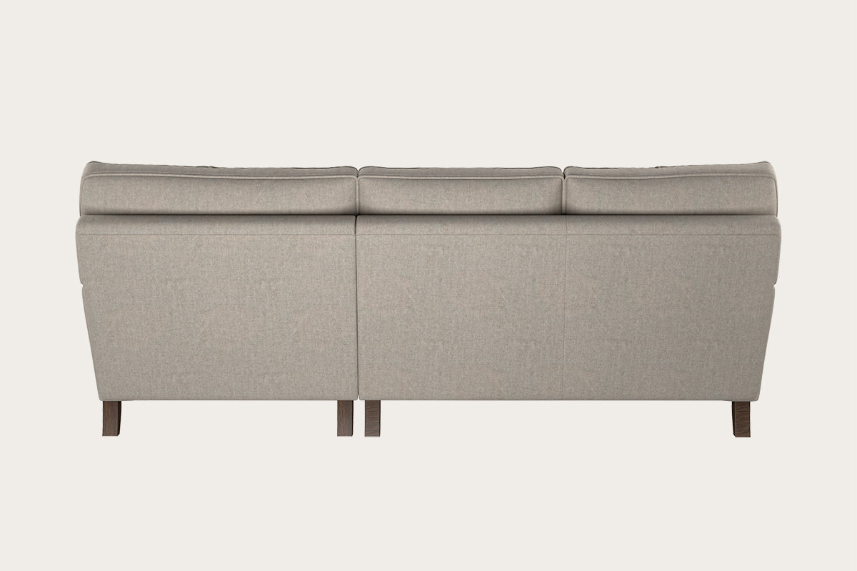 Marri Large Right Hand Chaise Sofa - Brera Linen Natural
