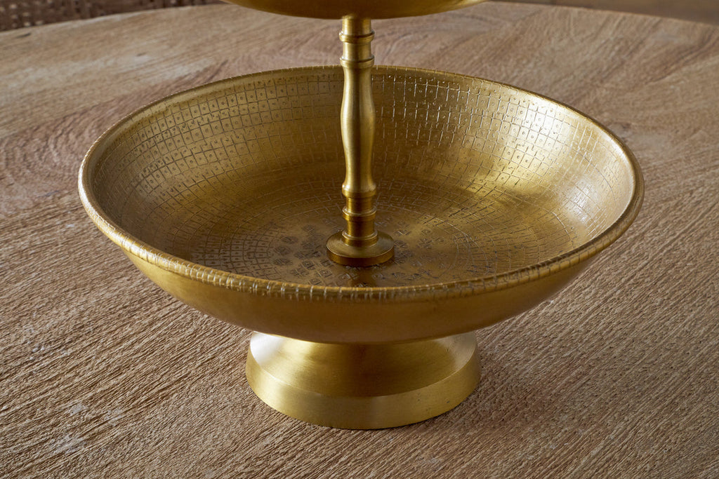 Mahika Stand - Antique Brass