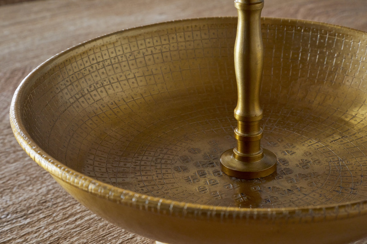 Mahika Stand - Antique Brass