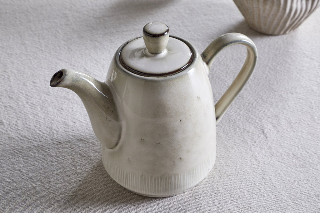 Malia Teapot - Cream