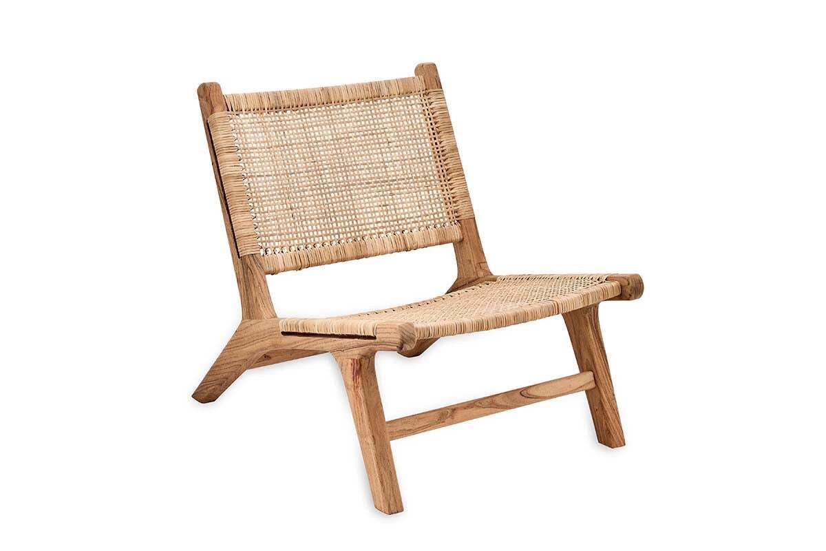 Madrisana Acacia & Rattan Woven Chair